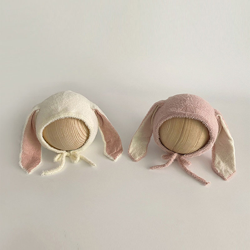 赤ちゃん用のウサギの耳が付いたウサギの形をしたウールの帽子, - Infant Beanie Hat With Ears のレビューと価格