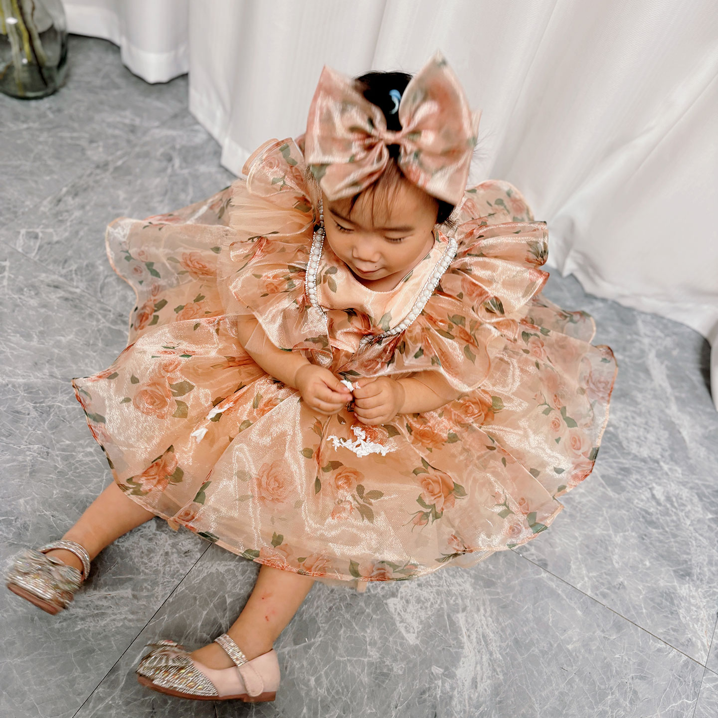 夢のようなVow J225 見事なシャンパンガールドレス チ - Toddler Girl Tulle Party Dress のレビューと価格