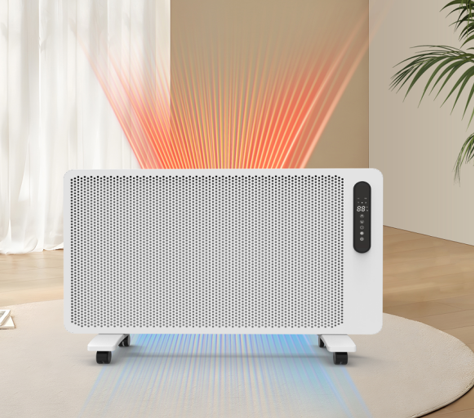 静音で暖かいグラフェン電気ヒーター、石英素子とスマートコント - Nursery のレビューと価格