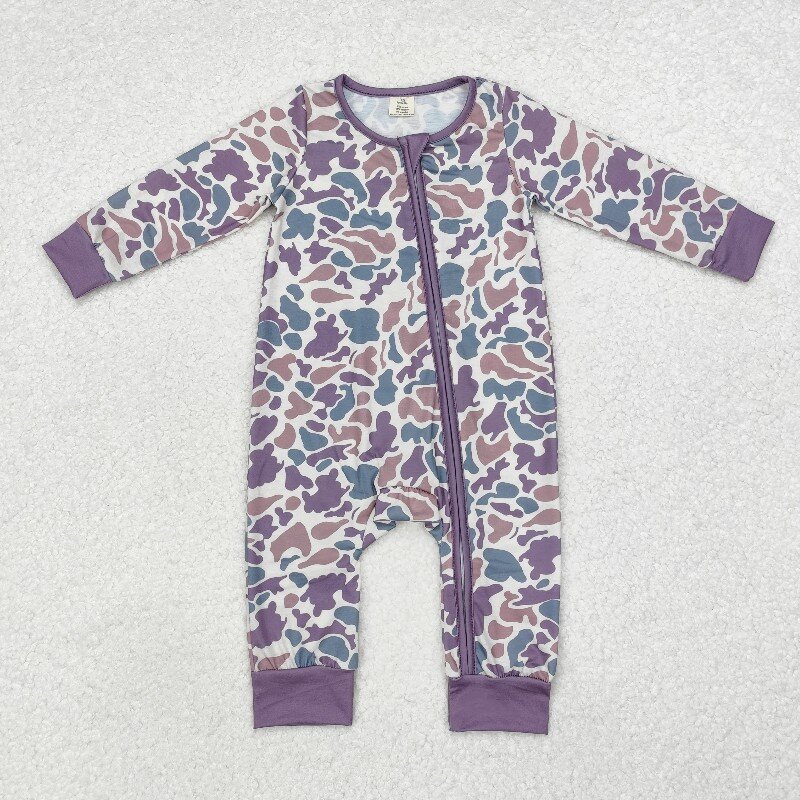 8.21 バンブーフライ ブルーパンプキンリーフ チェック柄 - Cotton Baby Onesies Zipper のレビューと価格