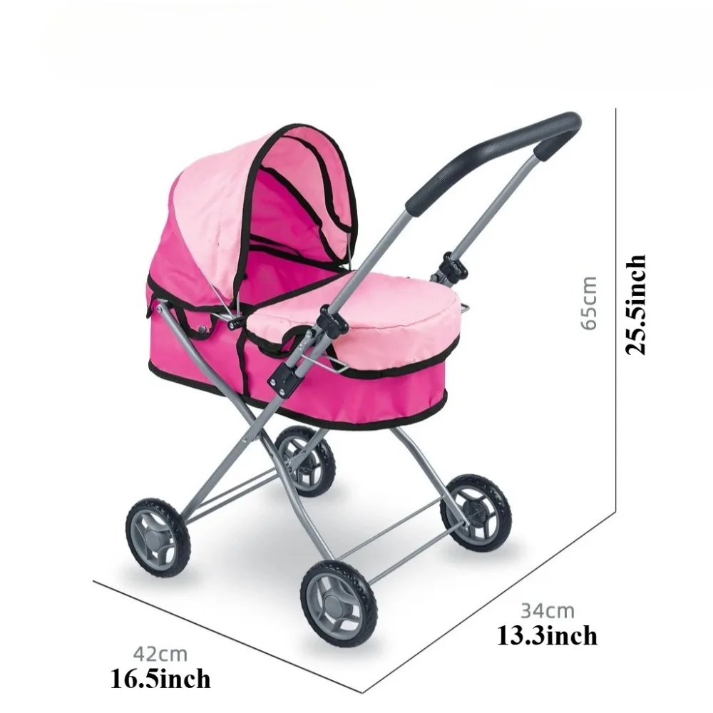 子供用ドールストローラー 折りたたみ式ベビーおもちゃドールス - Lightweight Foldable Baby Stroller Compact のレビューと価格