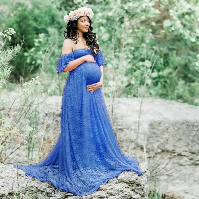 CORB 通気性のあるマタニティ ガウンは、繊細なレースと流 - Maternity Wear のレビューと価格