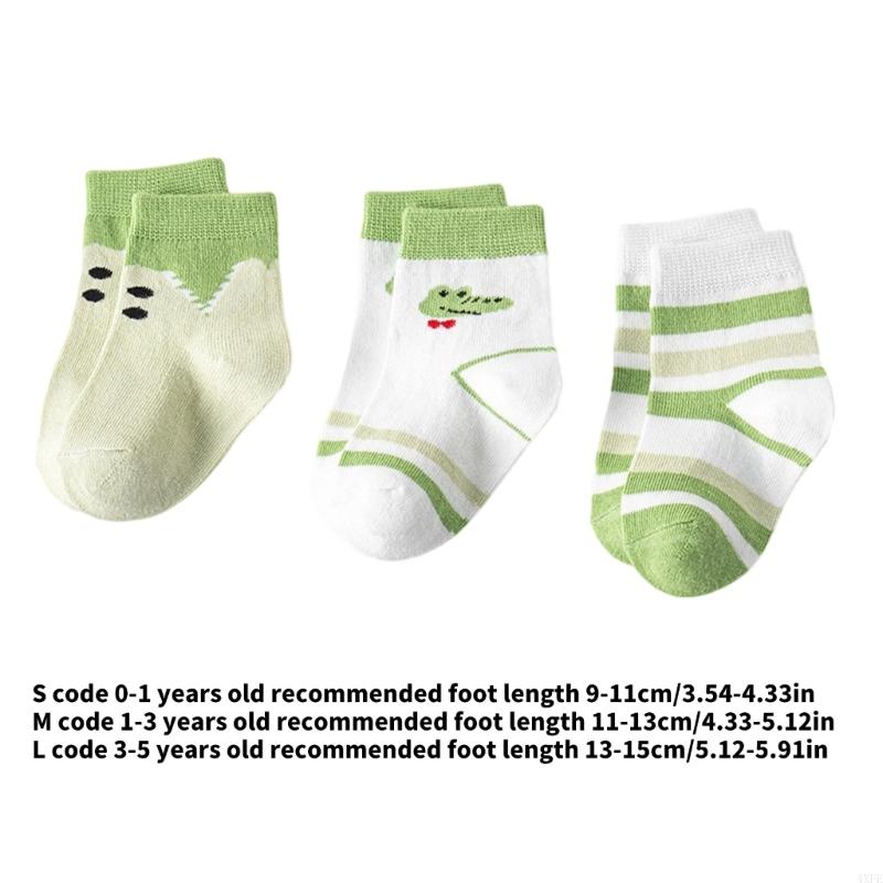 3 ペア通気性幼児靴下シームレス構造綿幼児靴下弾性ベビー靴下 - Unisex Baby Socks Non Slip のレビューと価格